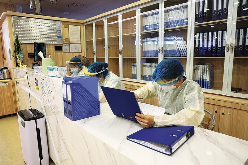 China Daily HK article: The nursing station at Pleasure Lodge. (EDMOND TANG / CHINA DAILY)