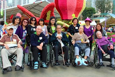 Po Leung Kuk elderly services website: KLKC home page image